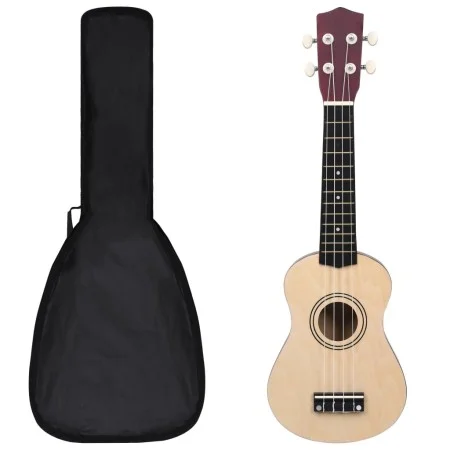 Soprano ukulele set for children with light wood case 21" by vidaXL, String instruments - Ref: Foro24-70146, Price: 31,24 €, ...