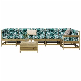 Garden sofa set 7 pieces impregnated pine wood by vidaXL, Garden sets - Ref: Foro24-3250883, Price: 441,60 €, Discount: %