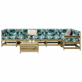 Garden sofa set 7 pieces impregnated pine wood by vidaXL, Garden sets - Ref: Foro24-3250883, Price: 429,01 €, Discount: %