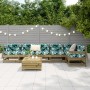 Gartensofa-Set 7-teilig aus imprägniertem Kiefernholz von vidaXL, Gartensets - Ref: Foro24-3250883, Preis: 441,60 €, Rabatt: %