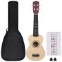 Soprano ukulele set for children with light wood case 21" by vidaXL, String instruments - Ref: Foro24-70146, Price: 31,24 €, ...