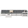 Gartensofa-Set 7-teilig aus massivem weißem Kiefernholz von vidaXL, Gartensets - Ref: Foro24-3250897, Preis: 459,98 €, Rabatt: %