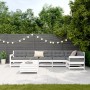 Gartensofa-Set 7-teilig aus massivem weißem Kiefernholz von vidaXL, Gartensets - Ref: Foro24-3250897, Preis: 459,98 €, Rabatt: %