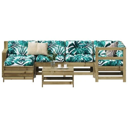 Garden sofa set 7 pieces impregnated pine wood by vidaXL, Garden sets - Ref: Foro24-3250919, Price: 444,29 €, Discount: %