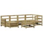 Garden sofa set 7 pieces impregnated pine wood by vidaXL, Garden sets - Ref: Foro24-3250919, Price: 457,11 €, Discount: %