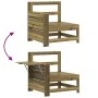 Garden sofa set 7 pieces impregnated pine wood by vidaXL, Garden sets - Ref: Foro24-3250919, Price: 444,29 €, Discount: %