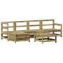 Garden sofa set 6 pieces impregnated pine wood by vidaXL, Garden sets - Ref: Foro24-3250927, Price: 371,46 €, Discount: %
