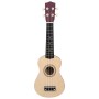 Sopran-Ukulele-Set für Kinder mit hellem Holzkoffer 21" von vidaXL, Streichinstrumente - Ref: Foro24-70146, Preis: 31,79 €, R...