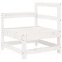 Gartensofa-Set 7-teilig aus massivem weißem Kiefernholz von vidaXL, Gartensets - Ref: Foro24-3250933, Preis: 477,90 €, Rabatt: %