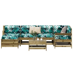Garden sofa set 7 pieces impregnated pine wood by vidaXL, Garden sets - Ref: Foro24-3250959, Price: 409,62 €, Discount: %