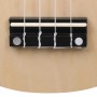 Sopran-Ukulele-Set für Kinder mit hellem Holzkoffer 21" von vidaXL, Streichinstrumente - Ref: Foro24-70146, Preis: 31,79 €, R...