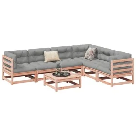 Garden sofa set 7 pieces solid Douglas fir wood by vidaXL, Garden sets - Ref: Foro24-3299465, Price: 386,85 €, Discount: %