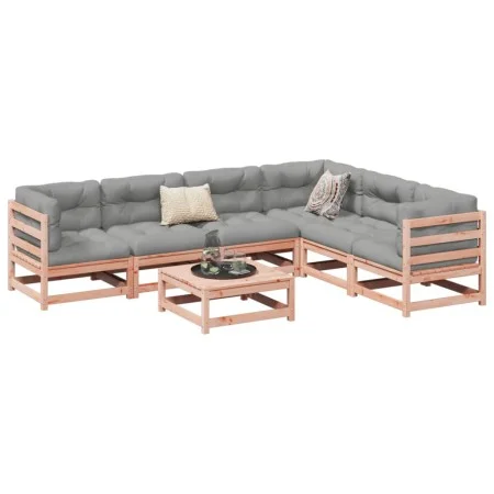Garden sofa set 7 pieces solid Douglas fir wood by vidaXL, Garden sets - Ref: Foro24-3299465, Price: 386,85 €, Discount: %