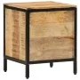 Mesita de noche madera maciza de mango 40x35x50 cm de vidaXL, Mesitas de noche - Ref: Foro24-358912, Precio: 103,68 €, Descue...