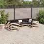 6-piece garden sofa set with solid pine wood cushions by vidaXL, Garden sets - Ref: Foro24-3299607, Price: 603,23 €, Discount: %