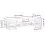 7-teiliges Gartensofa-Set mit Kissen aus massivem Kiefernholz von vidaXL, Gartensets - Ref: Foro24-3299618, Preis: 678,31 €, ...