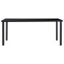 7-piece black synthetic leather dining set by vidaXL, Furniture sets for kitchens and dining rooms - Ref: Foro24-3053111, Pri...