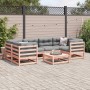 7-teiliges Gartensofa-Set mit Kissen aus Douglasienholz von vidaXL, Gartensets - Ref: Foro24-3299314, Preis: 679,00 €, Rabatt: %