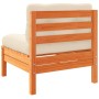 Set de sofás jardín 7 pzas con cojines madera pino marrón cera by vidaXL, Garden sets - Ref: Foro24-3299316, Price: 584,70 €,...