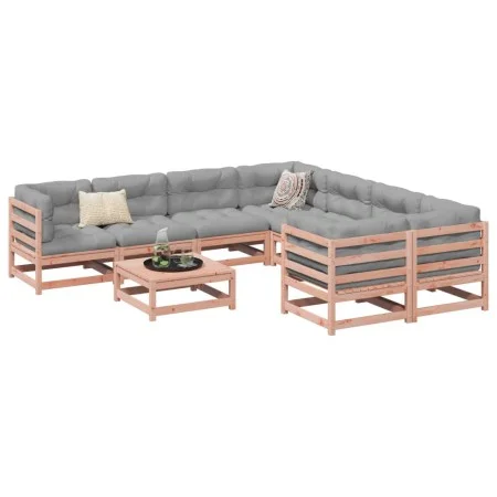 Garden sofa set 9 pieces solid Douglas fir wood by vidaXL, Garden sets - Ref: Foro24-3299368, Price: 490,58 €, Discount: %