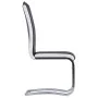 Juego de comedor 7 piezas cuero sintético negro de vidaXL, muebles para cocinas y comedores - Ref: Foro24-3053111, Precio: 68...