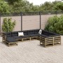 Garden sofa set 10 pieces impregnated pine wood by vidaXL, Garden sets - Ref: Foro24-3299639, Price: 584,07 €, Discount: %