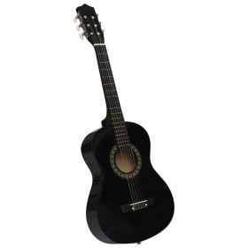 Konzertgitarre für Kinder und Einsteiger schwarz 1/2 34" von vidaXL, Gitarren - Ref: Foro24-70126, Preis: 60,17 €, Rabatt: %
