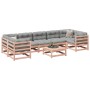 8-piece garden sofa set with Douglas fir wood cushions by vidaXL, Garden sets - Ref: Foro24-3299337, Price: 764,88 €, Discoun...