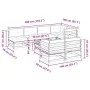 8-teiliges Gartensofa-Set mit Kissen aus imprägniertem Kiefernholz von vidaXL, Gartensets - Ref: Foro24-3299349, Preis: 773,4...