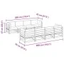 9-teiliges Gartensofa-Set mit Kissen aus imprägniertem Kiefernholz von vidaXL, Gartensets - Ref: Foro24-3299361, Preis: 848,9...