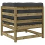 9-piece garden sofa set with impregnated pine wood cushions by vidaXL, Garden sets - Ref: Foro24-3299588, Price: 807,55 €, Di...