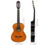 Set de guitarra clásica para principiantes 8 pzas 1/2 34" by vidaXL, Guitars - Ref: Foro24-70129, Price: 66,66 €, Discount: %