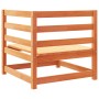 Juego de sofás de jardín 11 pzas madera maciza pino marrón cera de vidaXL, Conjuntos de jardín - Ref: Foro24-3299486, Precio:...