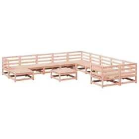 Juego de sofás de jardín 12 pzas madera maciza de abeto Douglas by vidaXL, Garden sets - Ref: Foro24-3299653, Price: 663,37 €...