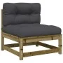 9-piece garden sofa set with impregnated pine wood cushions by vidaXL, Garden sets - Ref: Foro24-3299632, Price: 886,00 €, Di...