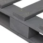 Estructura de cama con cabecero madera de pino gris 200x200cm de vidaXL, Camas y somieres - Ref: Foro24-3281567, Precio: 258,...