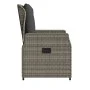 Gartenliegen 2 Stück graues synthetisches Rattan von vidaXL, Gartenstühle - Ref: Foro24-368654, Preis: 267,56 €, Rabatt: %