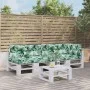 Kissen für Palettensofa, 5 Stück, Blattmuster-Stoff. von vidaXL, Kissen für Stühle und Sofas - Ref: Foro24-3217142, Preis: 17...