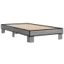 Sonoma-graues Metall-Holzwerkstoff-Bettgestell 90 x 200 cm von vidaXL, Betten und Lattenroste - Ref: Foro24-845875, Preis: 82...