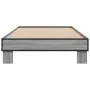 Sonoma-graues Metall-Holzwerkstoff-Bettgestell 90 x 200 cm von vidaXL, Betten und Lattenroste - Ref: Foro24-845875, Preis: 82...