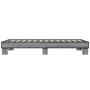 Estructura cama madera ingeniería metal gris Sonoma 90x200 cm de vidaXL, Camas y somieres - Ref: Foro24-845875, Precio: 83,44...