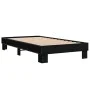 Estructura de cama madera de ingeniería y metal negra 90x190 cm de vidaXL, Camas y somieres - Ref: Foro24-845882, Precio: 66,...