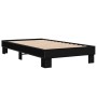 Estructura de cama madera de ingeniería y metal negra 90x190 cm de vidaXL, Camas y somieres - Ref: Foro24-845882, Precio: 67,...