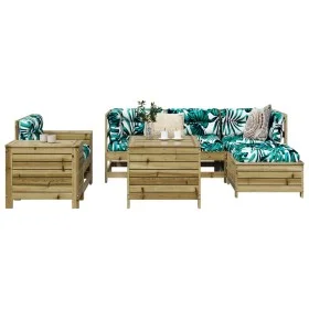 Garden sofa set 7 pieces impregnated pine wood by vidaXL, Garden sets - Ref: Foro24-3250527, Price: 505,71 €, Discount: %