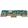 Gartensofa-Set 8-teilig aus imprägniertem Kiefernholz von vidaXL, Gartensets - Ref: Foro24-3250635, Preis: 473,15 €, Rabatt: %
