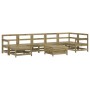 Gartensofa-Set 8-teilig aus imprägniertem Kiefernholz von vidaXL, Gartensets - Ref: Foro24-3250635, Preis: 480,20 €, Rabatt: %
