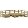 Gartensofa-Set 8-teilig aus imprägniertem Kiefernholz von vidaXL, Gartensets - Ref: Foro24-3250599, Preis: 465,00 €, Rabatt: %