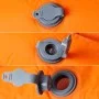 Colchón de camping autoinflable con almohada 1 persona naranja de vidaXL, Colchones de aire - Ref: Foro24-4007104, Precio: 40...