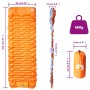 Selbstaufblasende Campingmatratze mit Kissen 1 Person Orange von vidaXL, Luftmatratzen - Ref: Foro24-4007104, Preis: 39,16 €,...