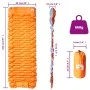 Self-inflating camping mattress with pillow 1 person orange by vidaXL, Air mattresses - Ref: Foro24-4007104, Price: 40,76 €, ...